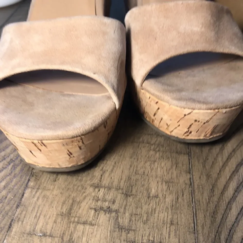 Steve Madden Cork Platform Tieups for summer and vacation Comfy & Sturdy In Box